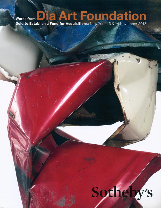 Works from Dia Art Foundation : sold to establish a fund for acquisitions : New York, 13 and 14 November 2013 cover