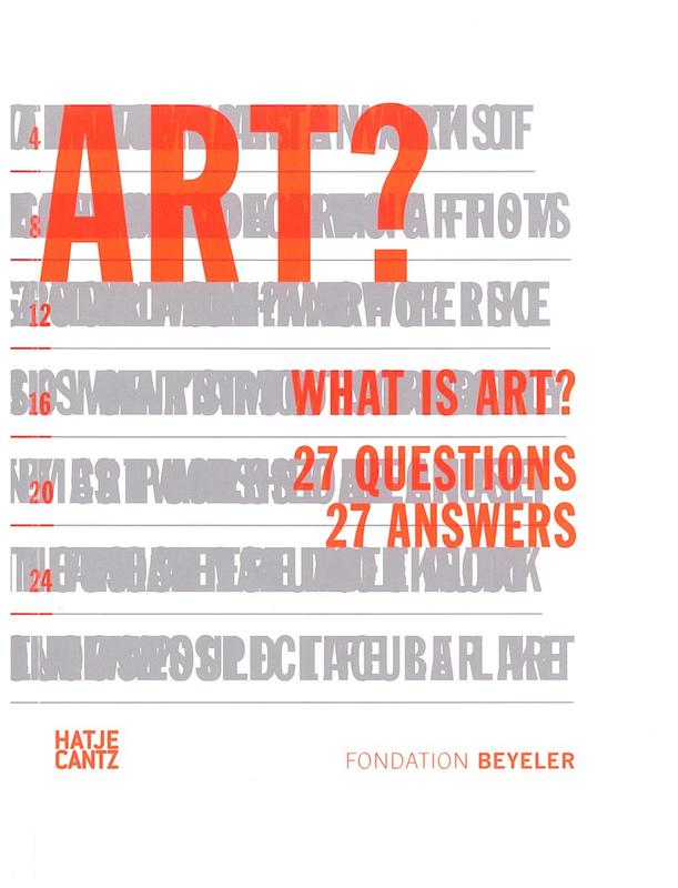 What is art? : 27 questions, 27 answers cover