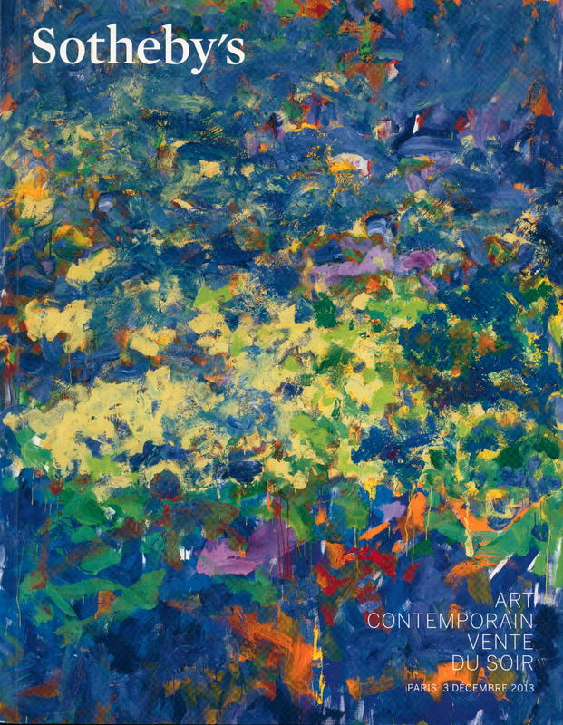 Art contemporain vente du soir : vente a Paris 3 Decembre 2013 cover