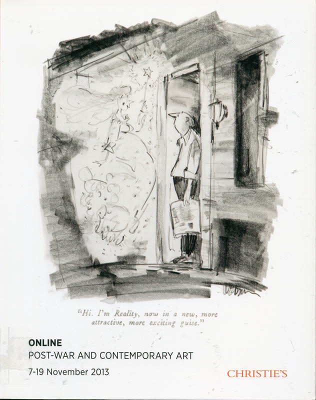 Online : Post-War and contemporary art, 7-19 November 2013 : sale information cover