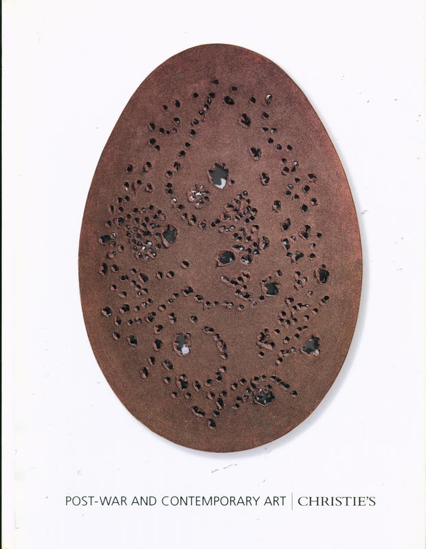 Post-War and contemporary art : evening sale : Tuesday 12 November 2013 cover