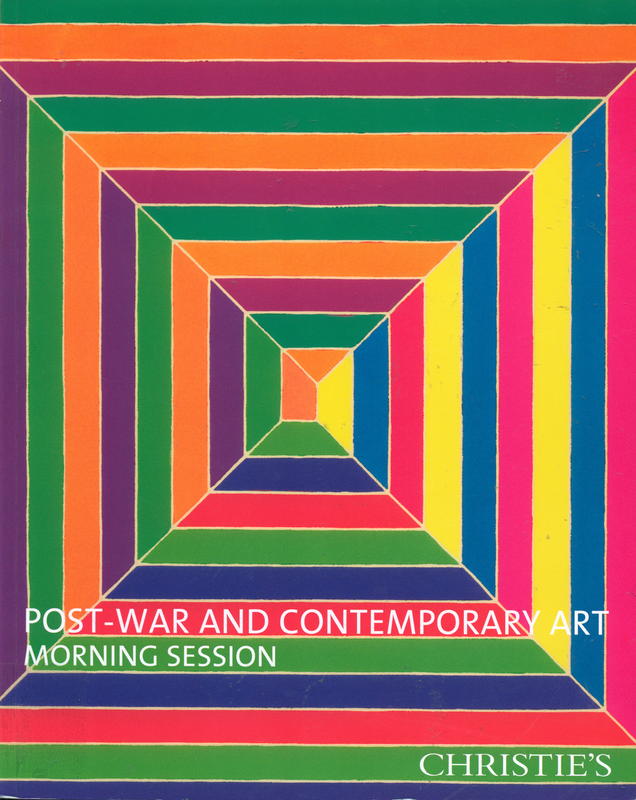 Post-War and contemporary art : morning session : Wednesday 13 November 2013 cover