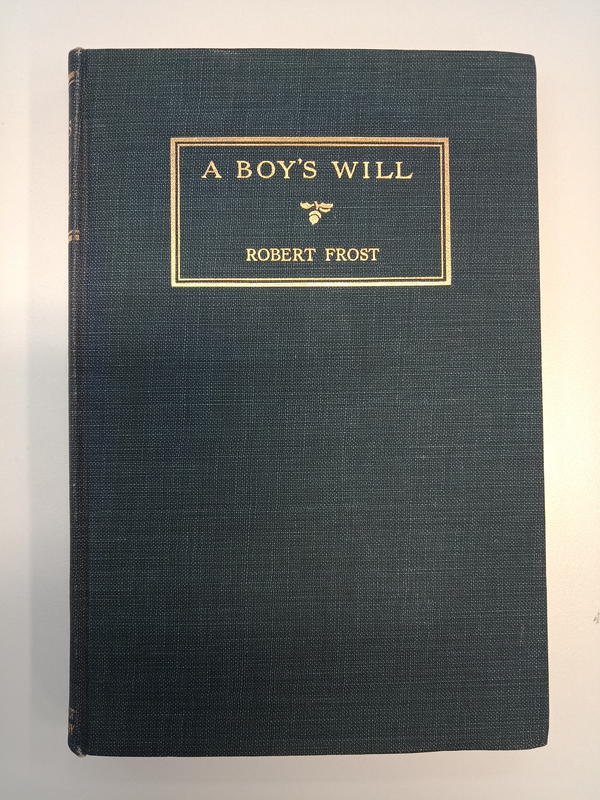 A boy's will / By Robert Frost cover