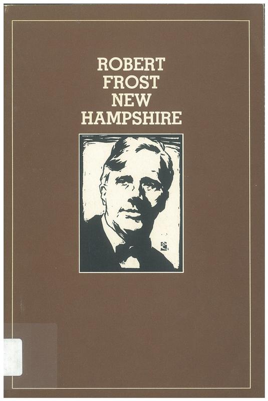 Robert Frost : New Hampshire cover
