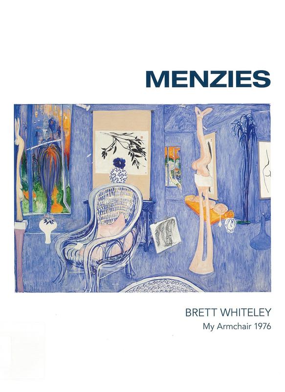 [Brett Whiteley : My Armchair 1976] : Australian and international fine art and sculpture / Menzies cover