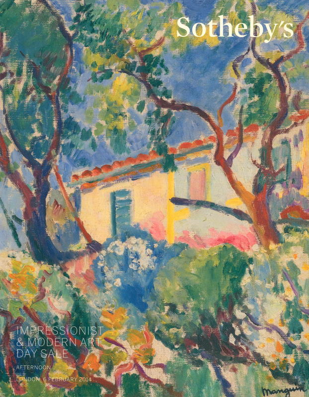 Impressionist and modern art day sale : afternoon : auction in London, 6 February 2014 cover
