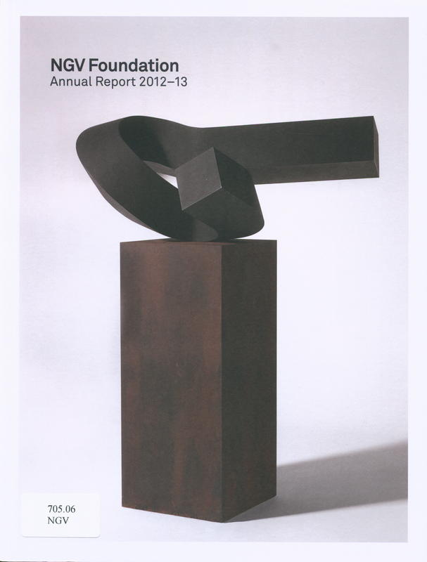 NGV Foundation annual report cover