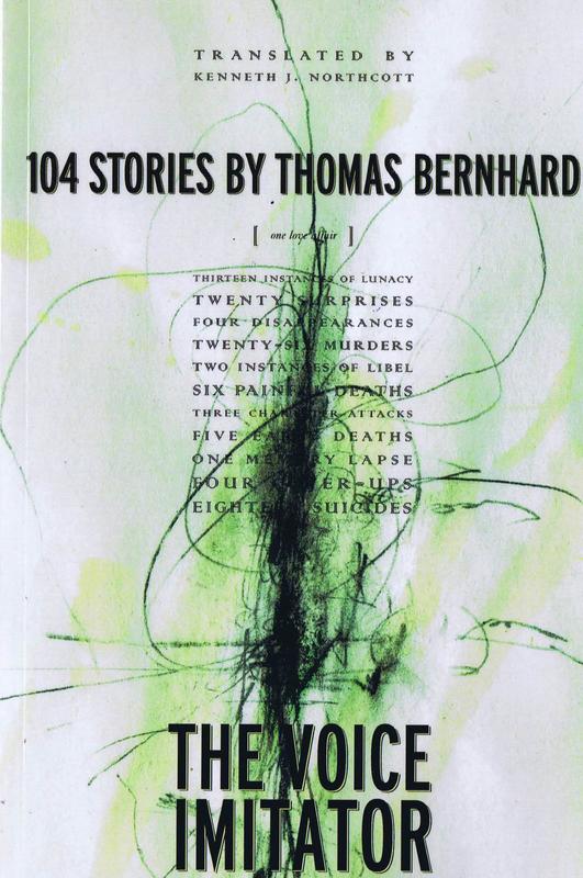 The voice imitator / Thomas Bernhard ; translated by Kenneth J. Northcott ; designed by Jessica Helfand, William Drenttel cover