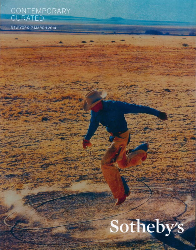 Contemporary curated : auction in New York, 7 March 2014 cover