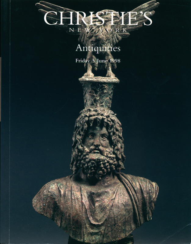 Antiquities : New York 5 June 1998 cover