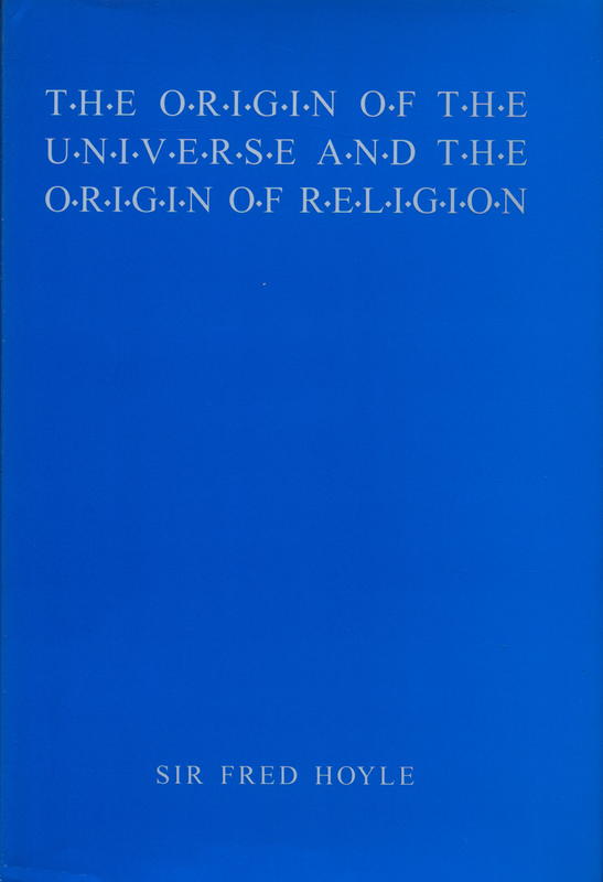 The origin of the universe and the origin of religion cover