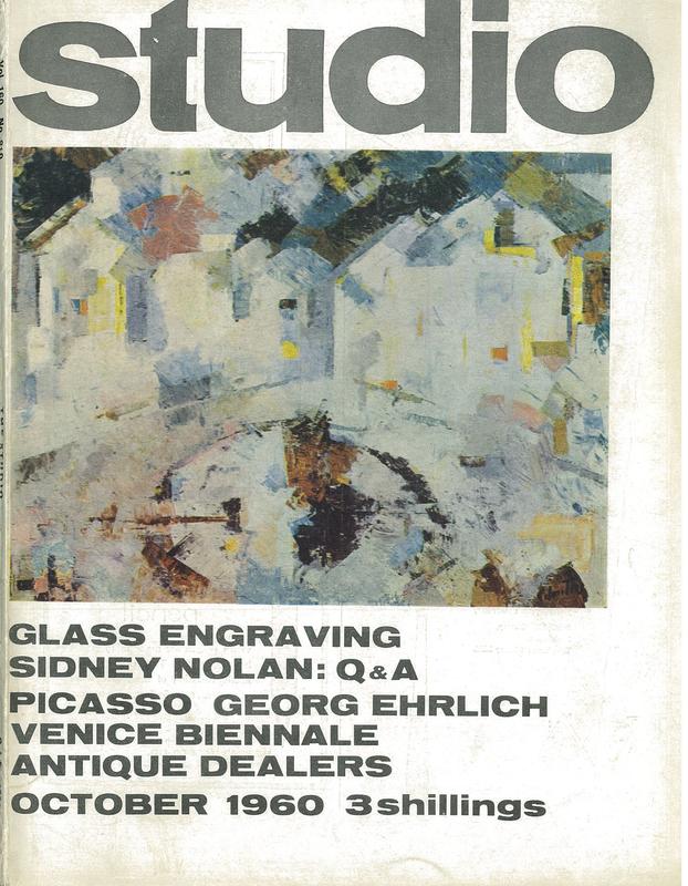 The Studio Magazine : Sidney Nolan Q & A cover