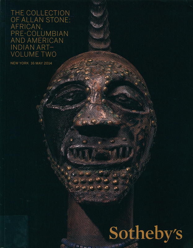 The Collection of Allan Stone : African, Pre-Columbian and American Indian art : volume two cover