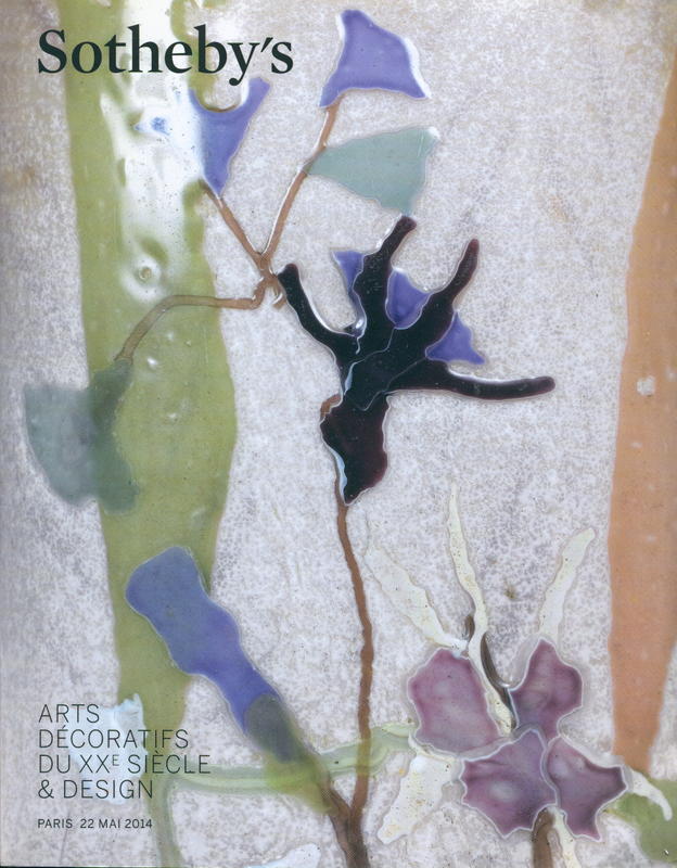 Arts decoratifs du XXe siecle & design : vente a Paris, 22 Mai 2014 cover