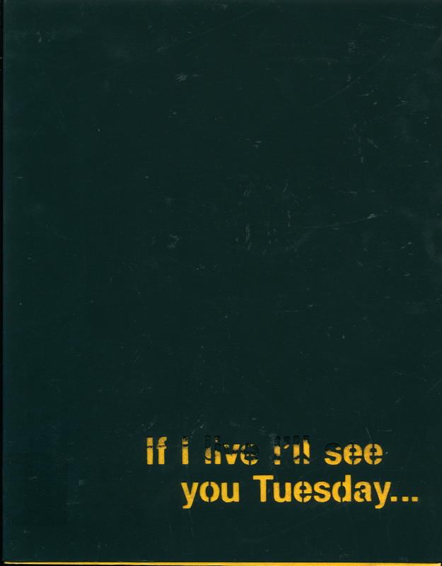 If I live I'll see you Tuesday… : evening sale : Monday 12 May 2014 cover