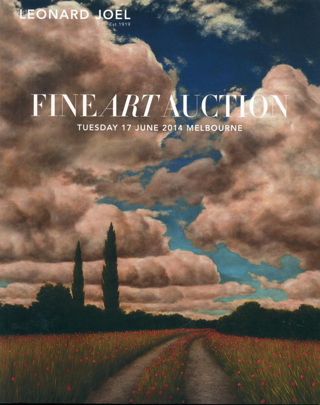 Fine art auction : Tuesday 17 June 2014 at 6.30 pm, Melbourne cover