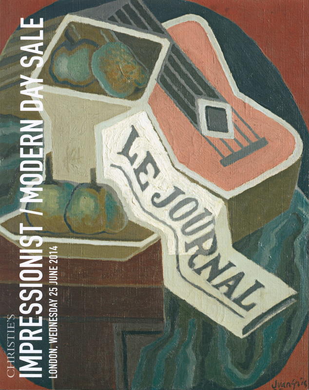 Impressionist/modern day sale : Wednesday 25 June 2014 cover
