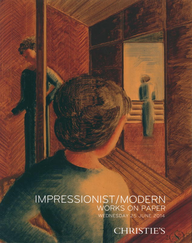 Impressionist/modern works on paper : Wednesday 25 June 2014 cover