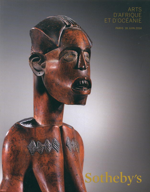 Arts d'Afrique et d'Oceanie : vente au Paris 18 Juin 2014 cover