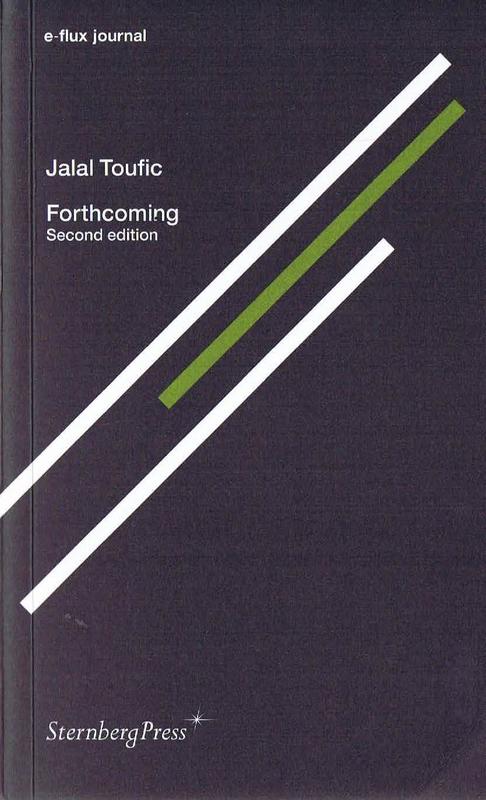 Forthcoming / Jalal Toufic cover