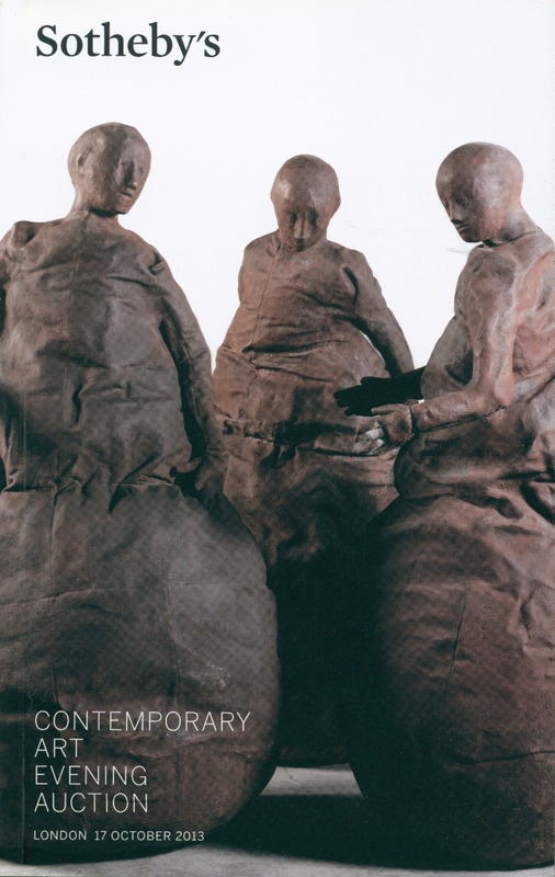 Contemporary art evening auction : auction in London, 17 October 2013, 7.30pm cover