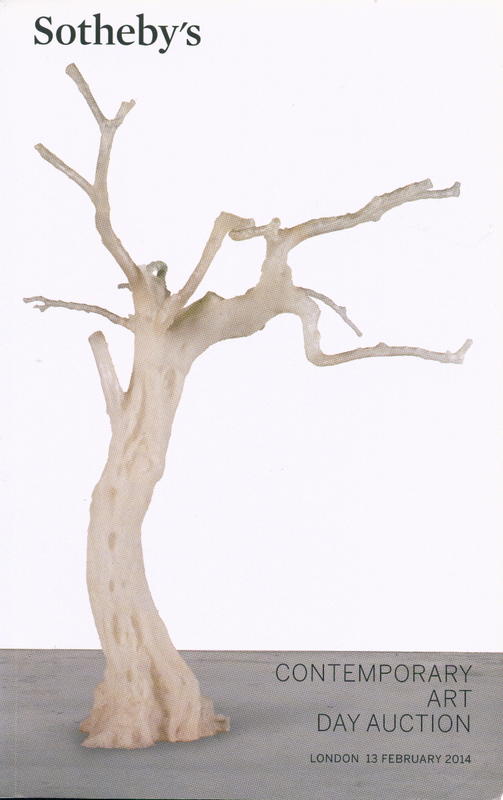 Contemporary art day auction : auction in London, 13 February 2014 cover