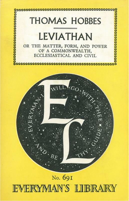 Leviathan / Thomas Hobbes ; introduction by A. D. Lindsay (afterwards first Baron Lindsay of Birker) cover