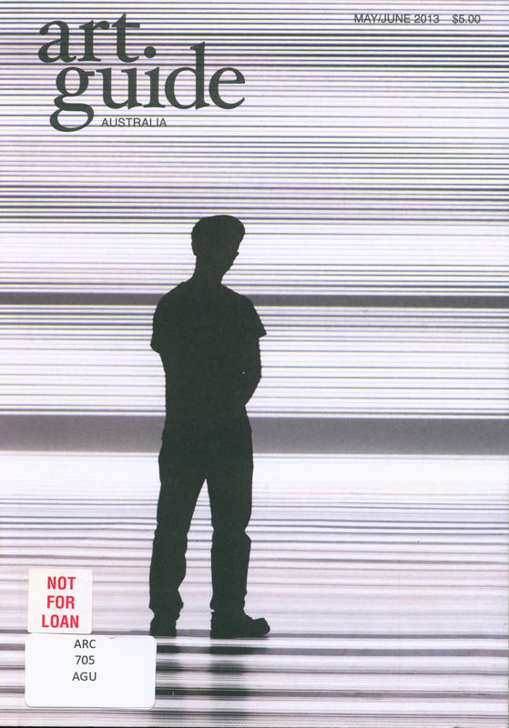 Art guide Australia : May/June 2013 cover