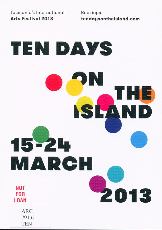 Ten days on the island : 15-24 March 2013 cover