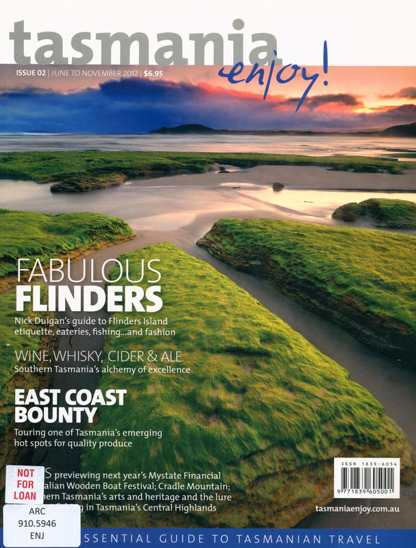 Tasmania enjoy! : issue 02, June to November 2012 cover