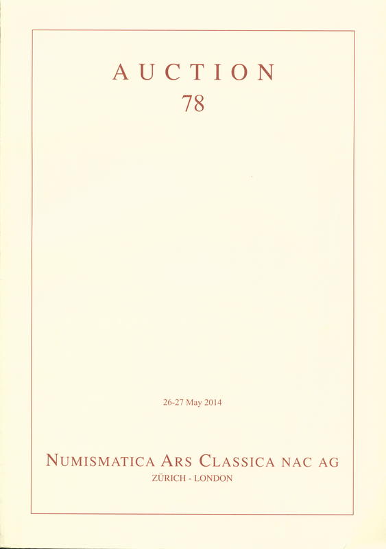 Auction 78 - I : Greek, Roman and Byzantine coins cover