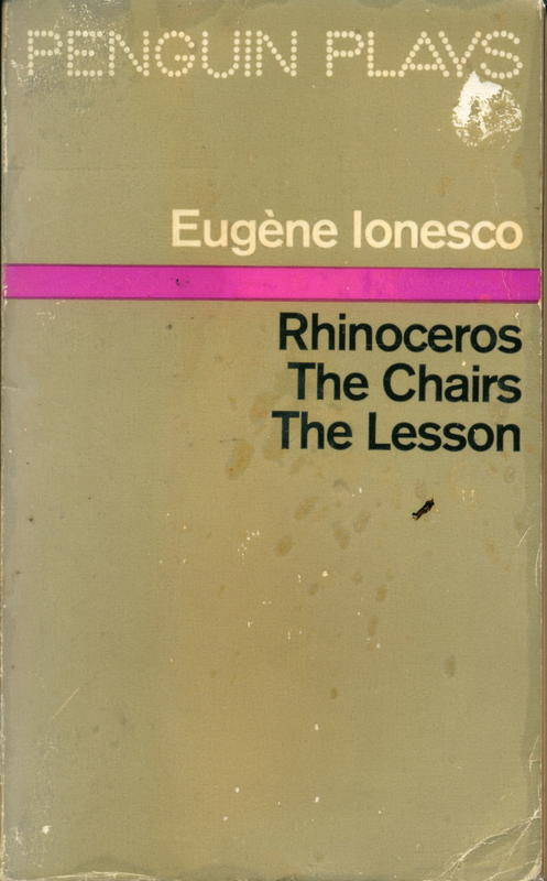 Rhinoceros ; The chairs ; The lesson cover