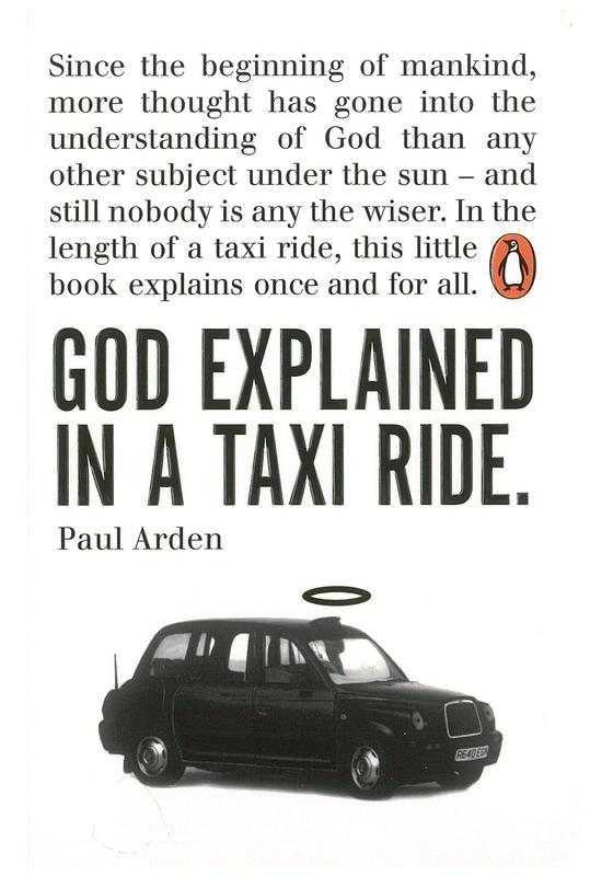 God explained in a taxi ride cover