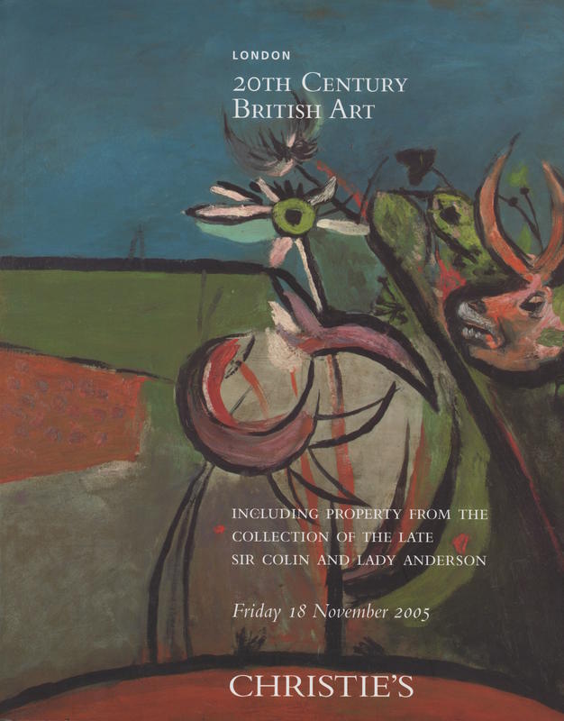 20th Century British art including property from the collection of the late Sir Colin and Lady Anderson : Friday 18 November 2005 cover