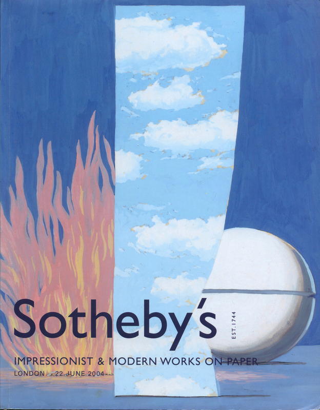 Impressionist and modern works on paper : London, Tuesday 22 June 2004 cover