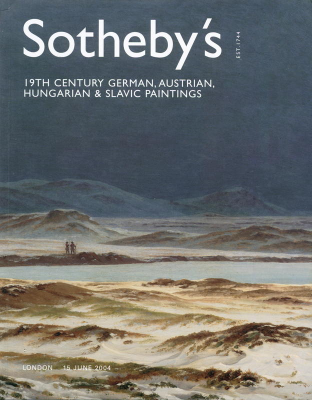19th Century German, Austrian, Hungarian and Slavic paintings : London, Tuesday 15 June 2004 cover