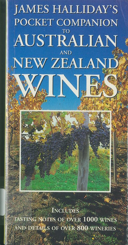 James Halliday's pocket companion to Australian and New Zealand wines cover