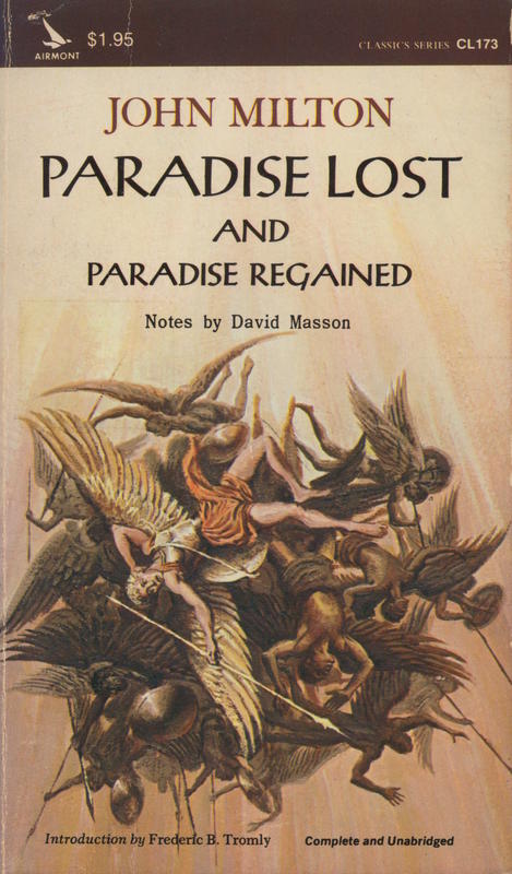 Paradise lost and paradise regained cover