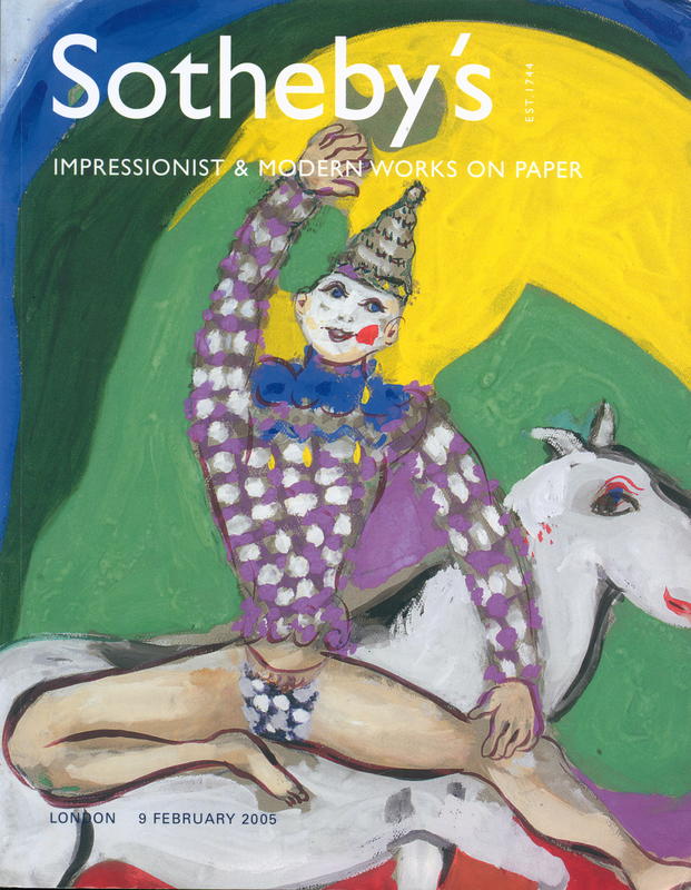 Impressionist and modern works on paper including Pablo Picasso: 26 drawings from the Berggruen Sketchbook : London, Wednesday 9 February 2005 cover