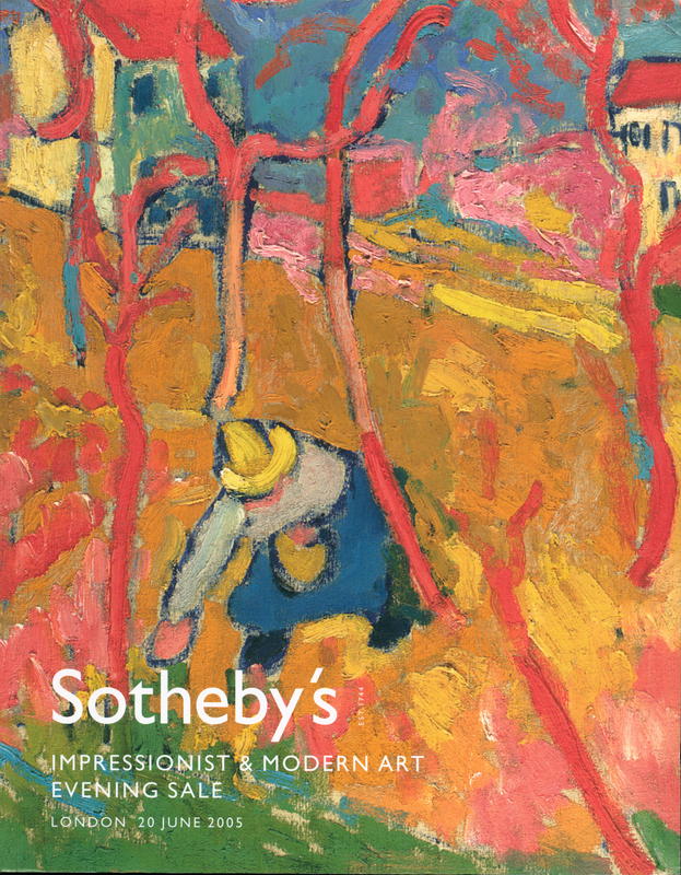 Impressionist and modern art evening sale : London, 20 June 2005 cover