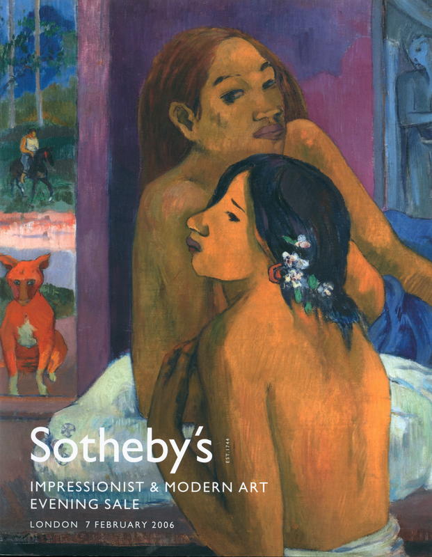 Impressionist and modern art evening sale : London, 7 February 2006 cover