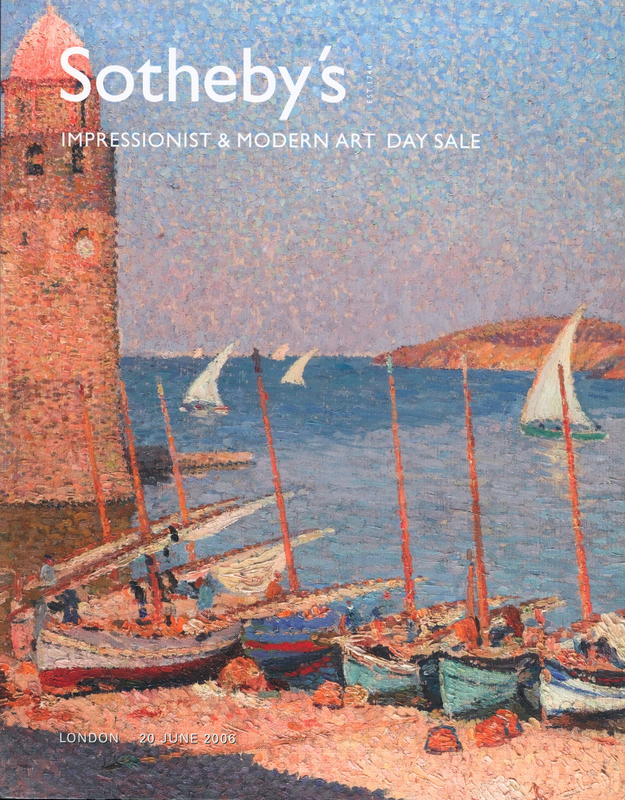 Impressionist and modern art day sale : London, 20 June 2006 cover