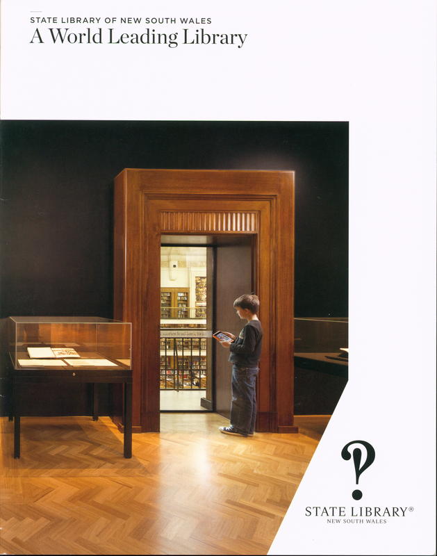 A world leading library : State Library of New South Wales cover