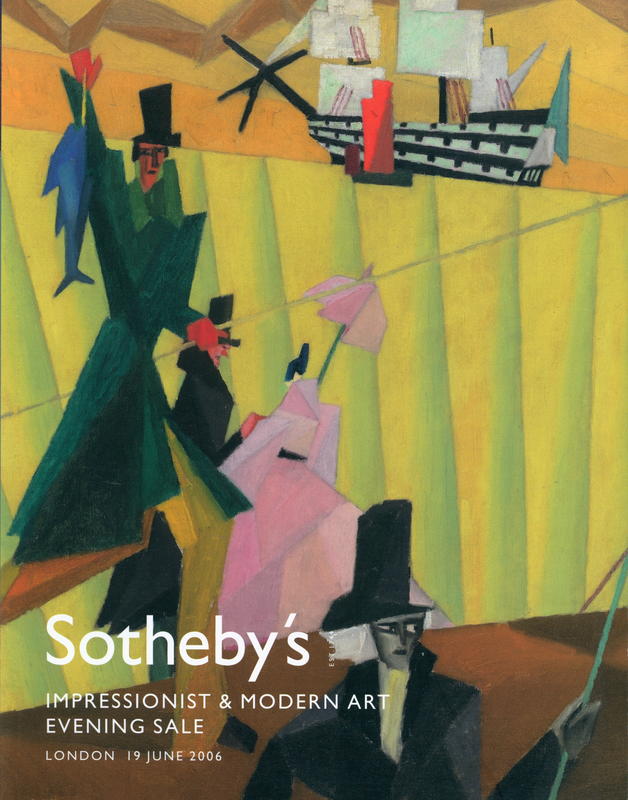 Impressionist and modern art evening sale : London 19 June 2006 cover