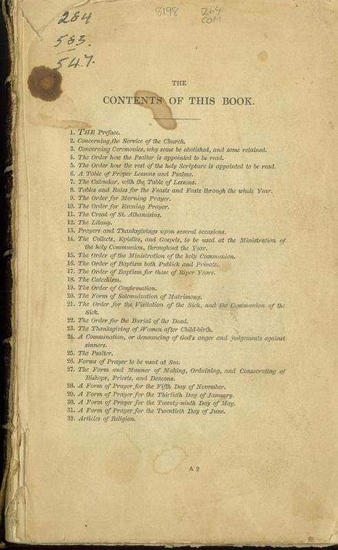 [Book of Common Prayer] / [Church of England] cover