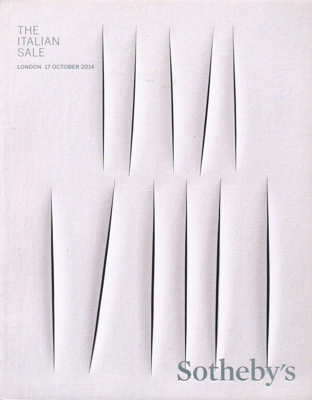 The Italian sale : auction in London, 17 October 2014, 6 pm, Lots 1-49 cover