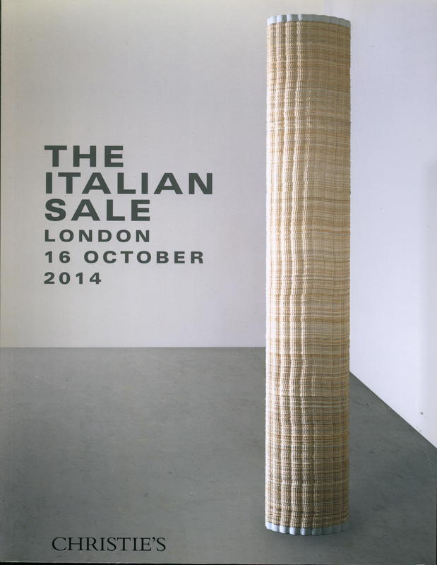 The Italian sale : Thursday 16 October 2014 cover