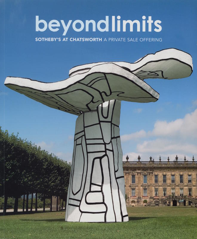 Beyond limits : Sotheby's at Chatsworth : a private sale offering : a selling exhibition of modern and contemporary sculpture cover