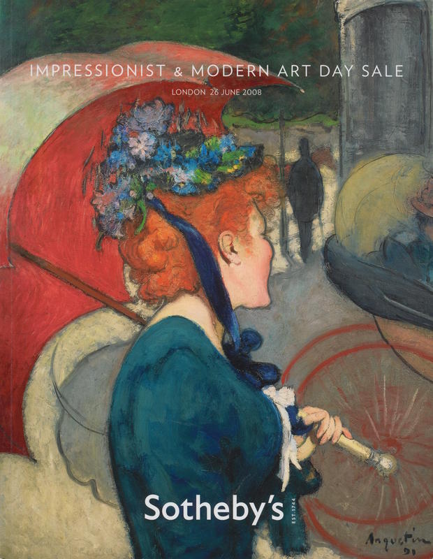 Impressionist and modern art day sale : auction in London, Thursday 26 June 2008 cover