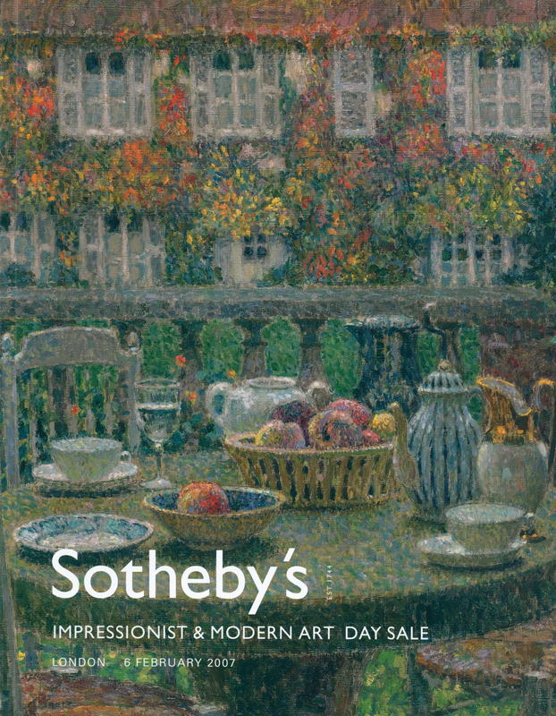 Impressionist and modern art day sale : London, 6 February 2007 cover